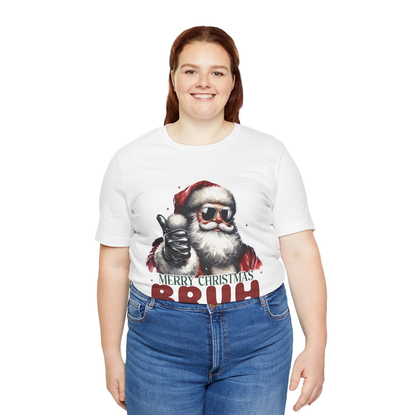 Merry Christmas bruh-Unisex Jersey Short Sleeve Tee