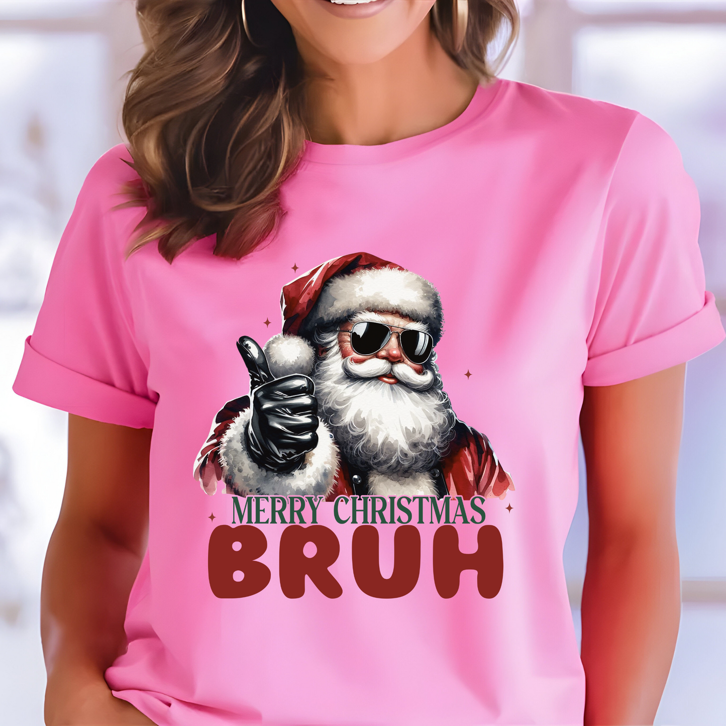 Merry Christmas bruh-Unisex Jersey Short Sleeve Tee