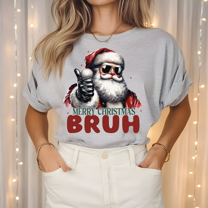 Merry Christmas bruh-Unisex Jersey Short Sleeve Tee