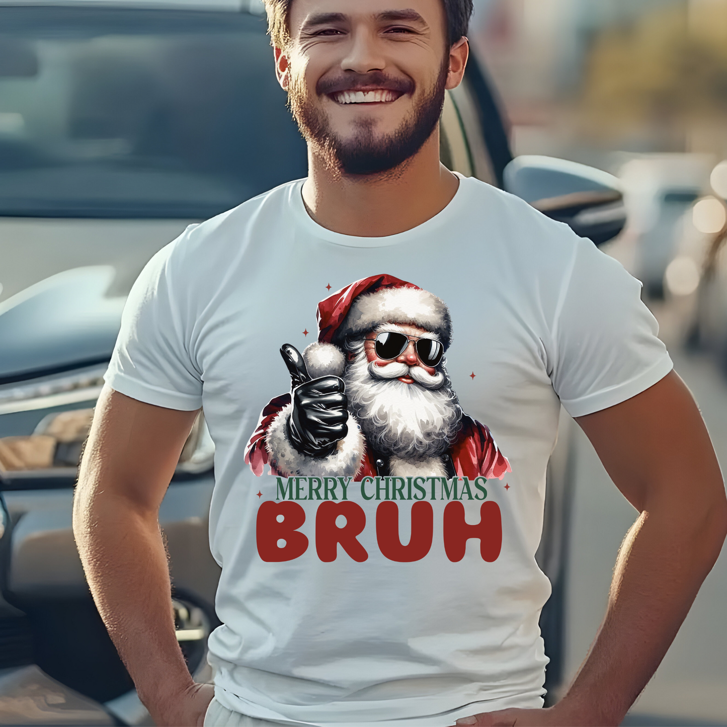 Merry Christmas bruh-Unisex Jersey Short Sleeve Tee