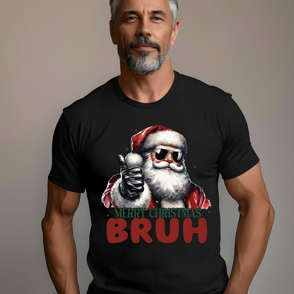 Merry Christmas bruh-Unisex Jersey Short Sleeve Tee