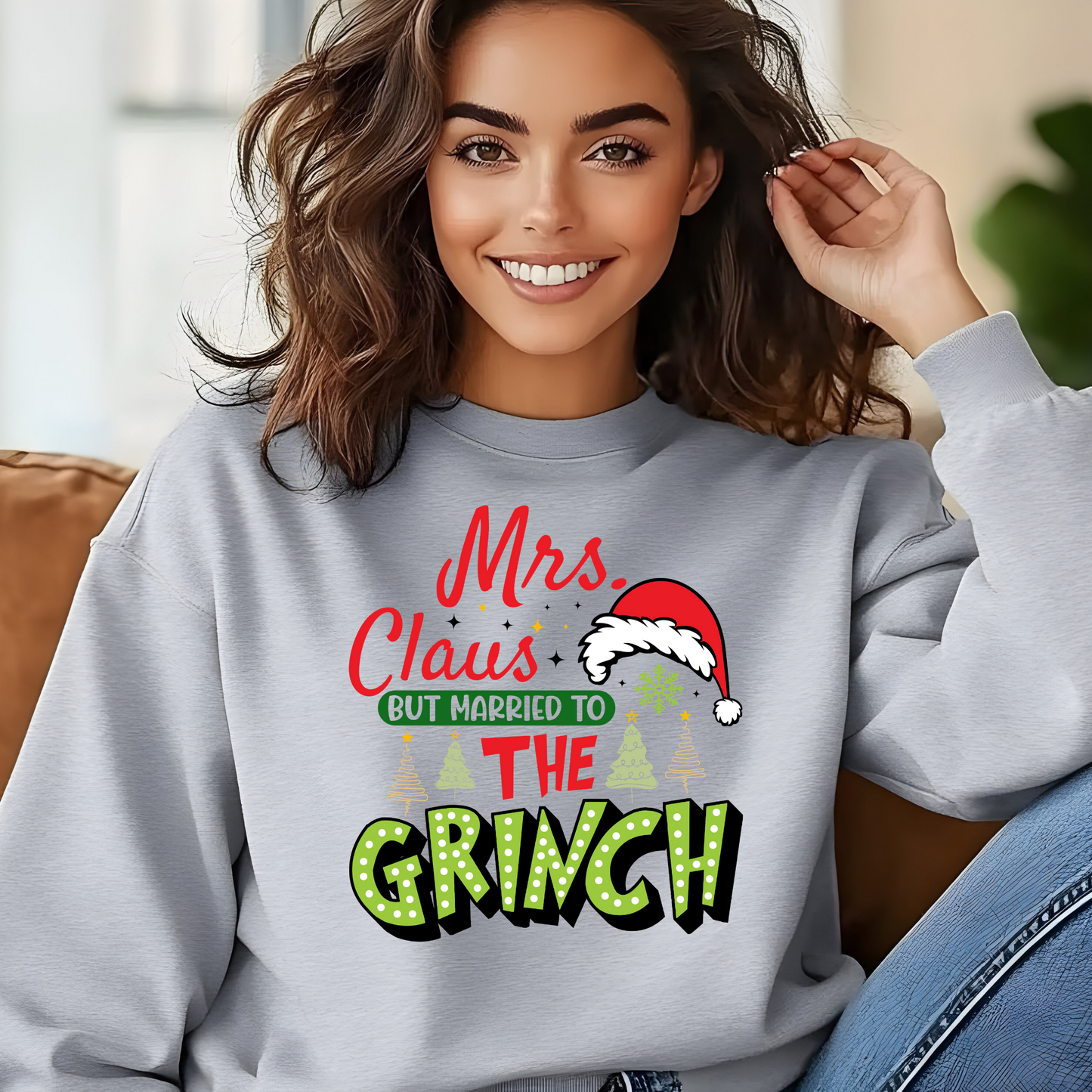 Holiday Blend Mrs Claus x Grinch Sweatshirt