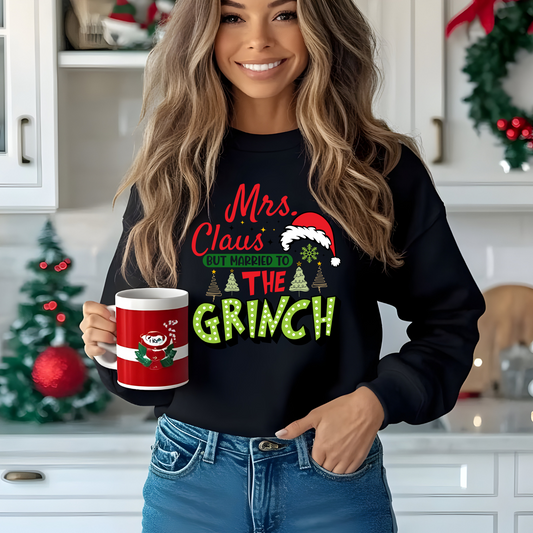 Holiday Blend Mrs Claus x Grinch Sweatshirt