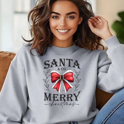 Christmas Santa Co Crewneck Sweatshirt