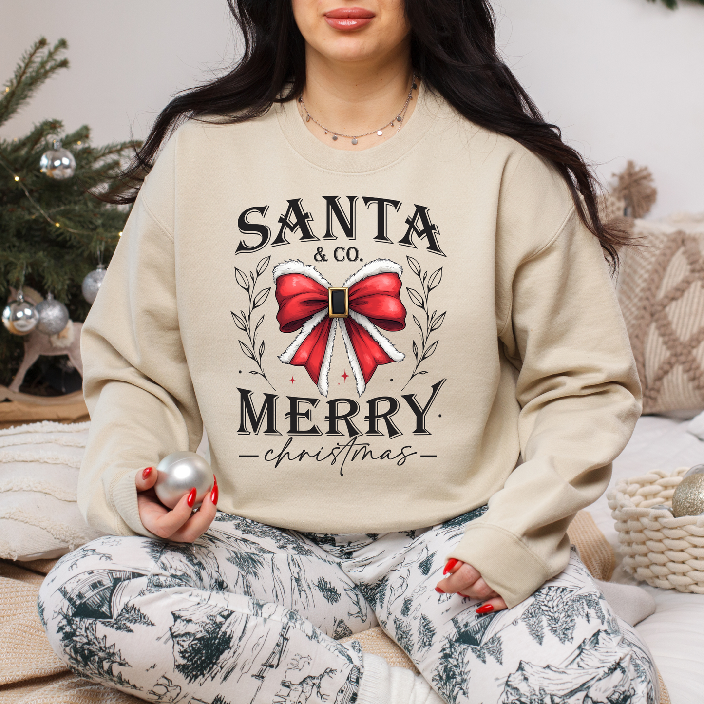 Christmas Santa Co Crewneck Sweatshirt