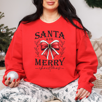 Christmas Santa Co Crewneck Sweatshirt