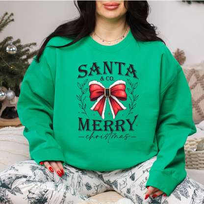 Christmas Santa Co Crewneck Sweatshirt