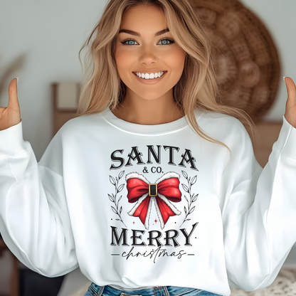 Christmas Santa Co Crewneck Sweatshirt