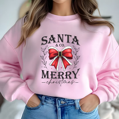 Christmas Santa Co Crewneck Sweatshirt