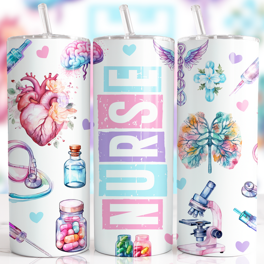 Nurse vibrant Tumbler